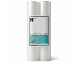 Vacuumrollen - Vacuumzakken Voedsel - Vacumeerzakken - Sous Vide Zakken - Reliëf - BPA-Vrij - 30x600 cm - 2 stuks