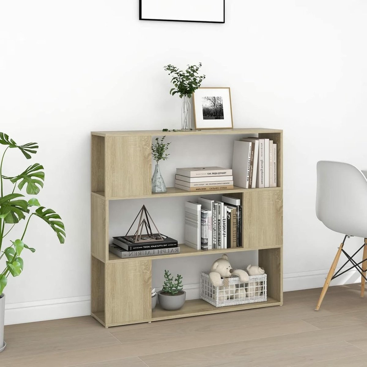 Kast - Eiken - 100x24x94 cm - Arqam