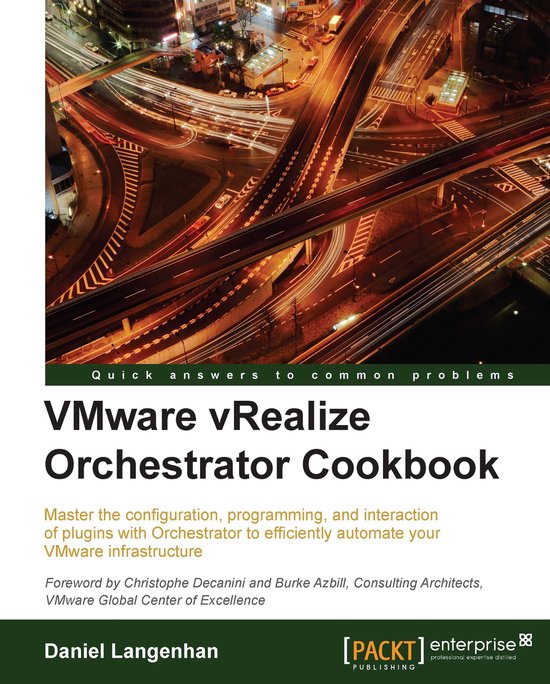 VMware vRealize Orchestrator Cookbook - cover