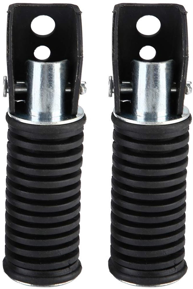 Allecto - Voetsteunen Moto - Achterste Voetsteunen - Aluminium - Geschikt voor GN125 QJ25 GS125 GT125-5 - Comfortabel en stijlvol - Motorfiets acce...