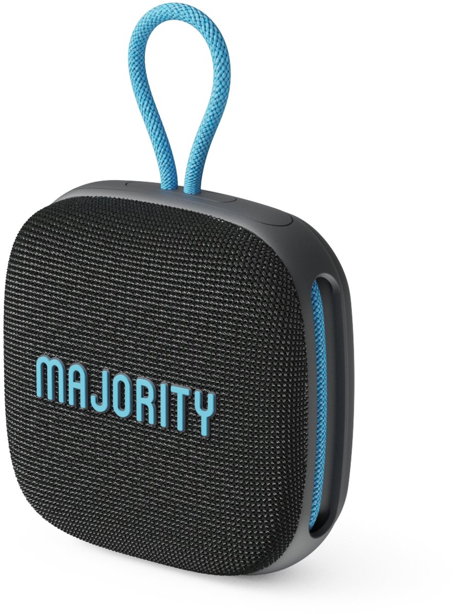 Majority Move 1 (M1) - Draagbare Bluetooth Mini Speaker - 70 uur - Waterbestendig - IPX5 - Zwart