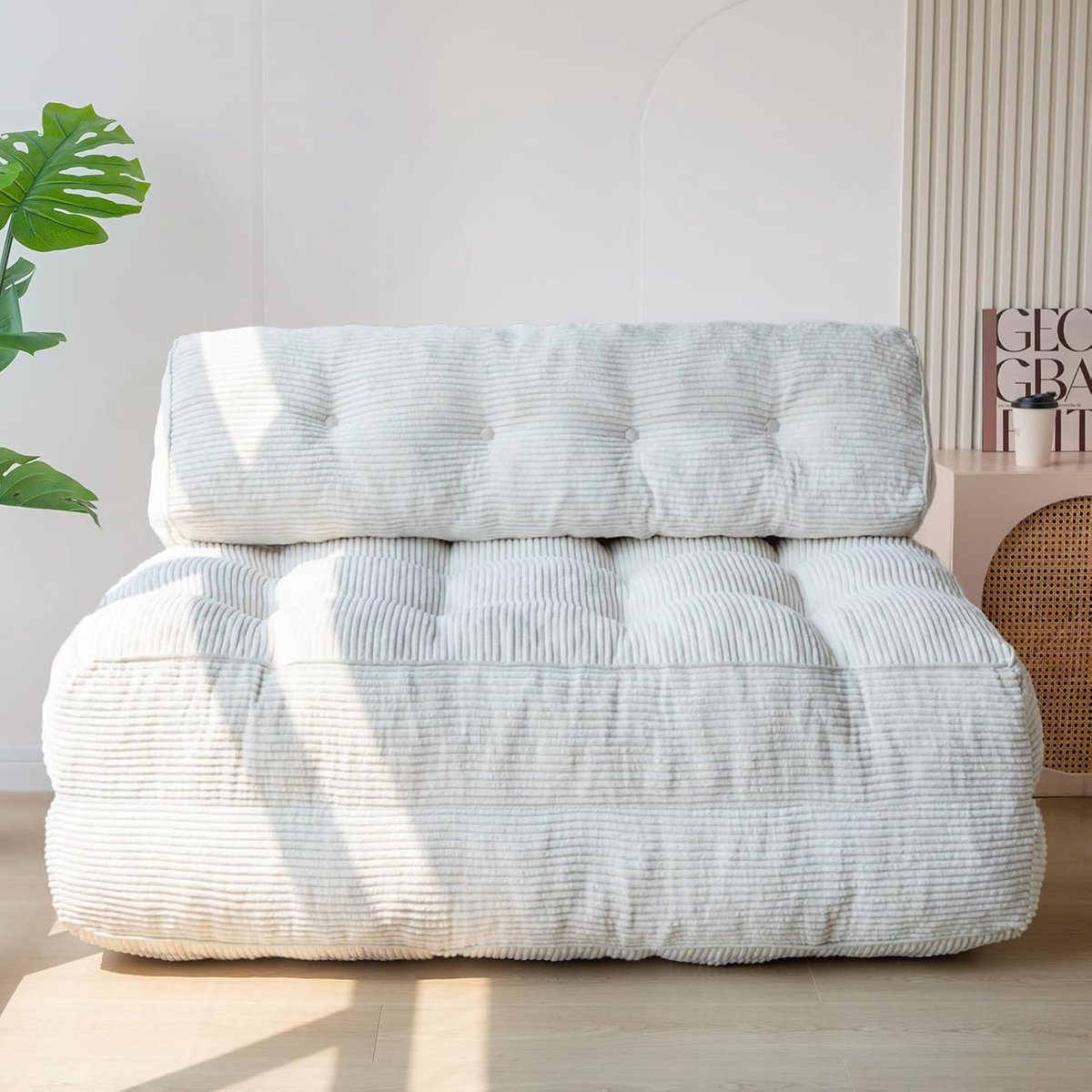 Luxe Eetkamerstoel - Beige - 90x130x40 cm - Arqam
