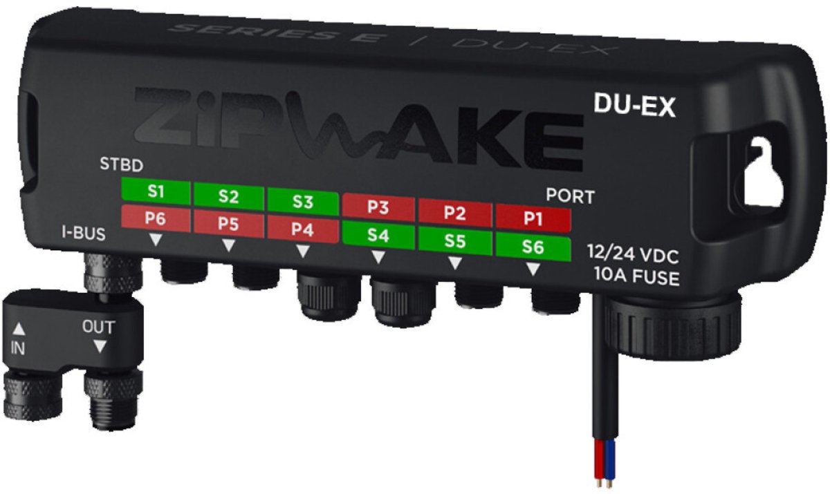 Zipwake DU-EX Distribution Unit Serie E met 6 meter Stroomkabel | 2012034