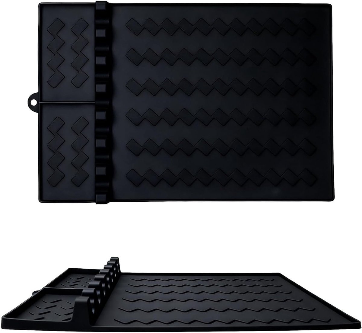 Grillmatten voor Gasbarbecues - Hittebestendig en Makkelijk Schoon te Maken, Ideaal voor Kruidens, Flessen en Olie, 41 x 26.5 x 3.5 cm