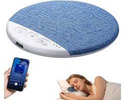 Pillow Speaker, 2026 Nieuwe Bluetooth Kussenluidspreker, Mini Botgeleiding Slaaphulp Met Stereo Bas En Witte Ruis, Ultra-Dunne Stereo Bas, Voor Volwassen Gespecialiseerde Slaapoordopjes, Blauw