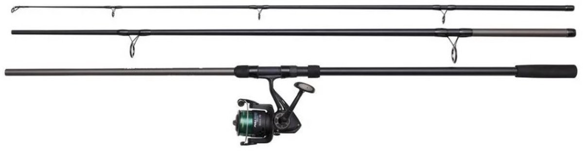 DAM Full Tech Carp Karperhengel 12ft 3lb (3-Delig) + 6000FD Karpermolen Combo - Karperhengel
