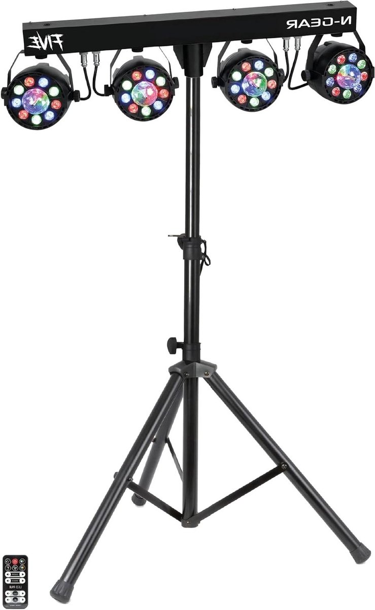 DJ Lichtset - Feestverlichting Bar - Feesten Verlichten - Geluidsgestuurde Modus - 30W - RGBW