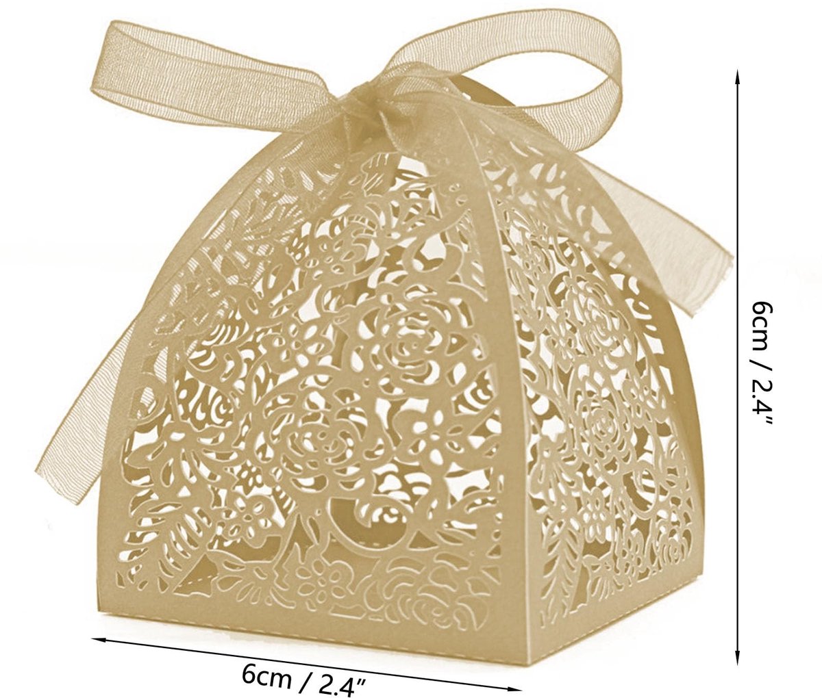 ONF3 - Favor Boxes - DIY Trouwe Favorieten - Beige - Candy en Geschenken - 50 Stuks - Geschikt voor Feestjes - Kleur Beige