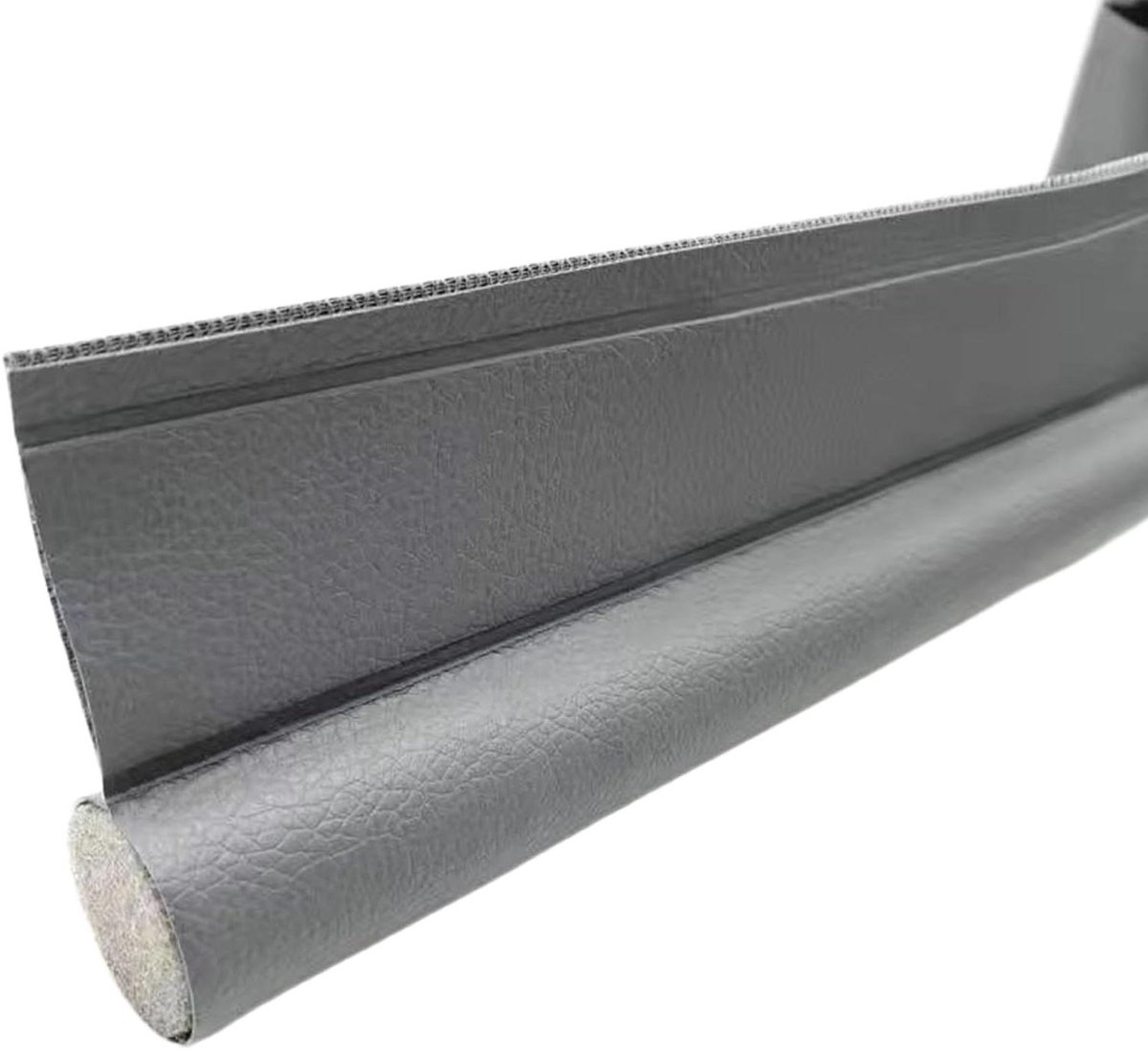 Deur Tochtstopper - Winterafdichting Deur - Geluidsisolatie Woning - Snelle Montage - 96 x 8 x 3 cm - Grijs