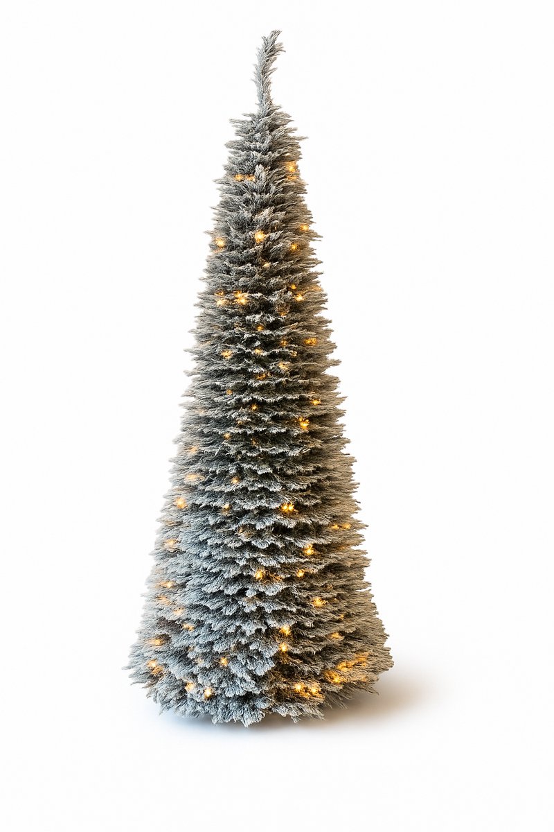 by Mooss - Kerstboom - Pop up - Snow - Sneeuw - 300 LED - 210 cm - Kunst - 1 minuut