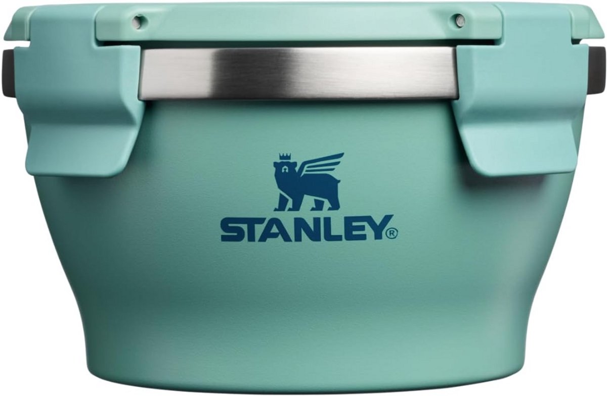 STANLEY Adventure Fresh-to-Table Leakproof Bowl 473 ml (Spring Green)– Vacuüm Geïsoleerde Lunchbox & Food Container – Lekvrije RVS Kom met Luchtdichte Deksel – BPA Vrij – Vaatwasserbestendig