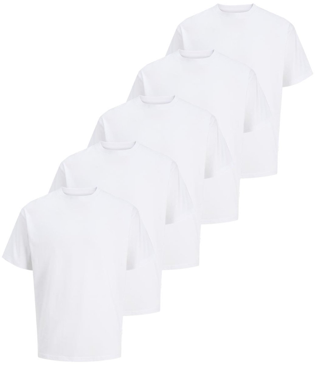 Jack & Jones Heren t-shirt 5 pack Organic Relaxed