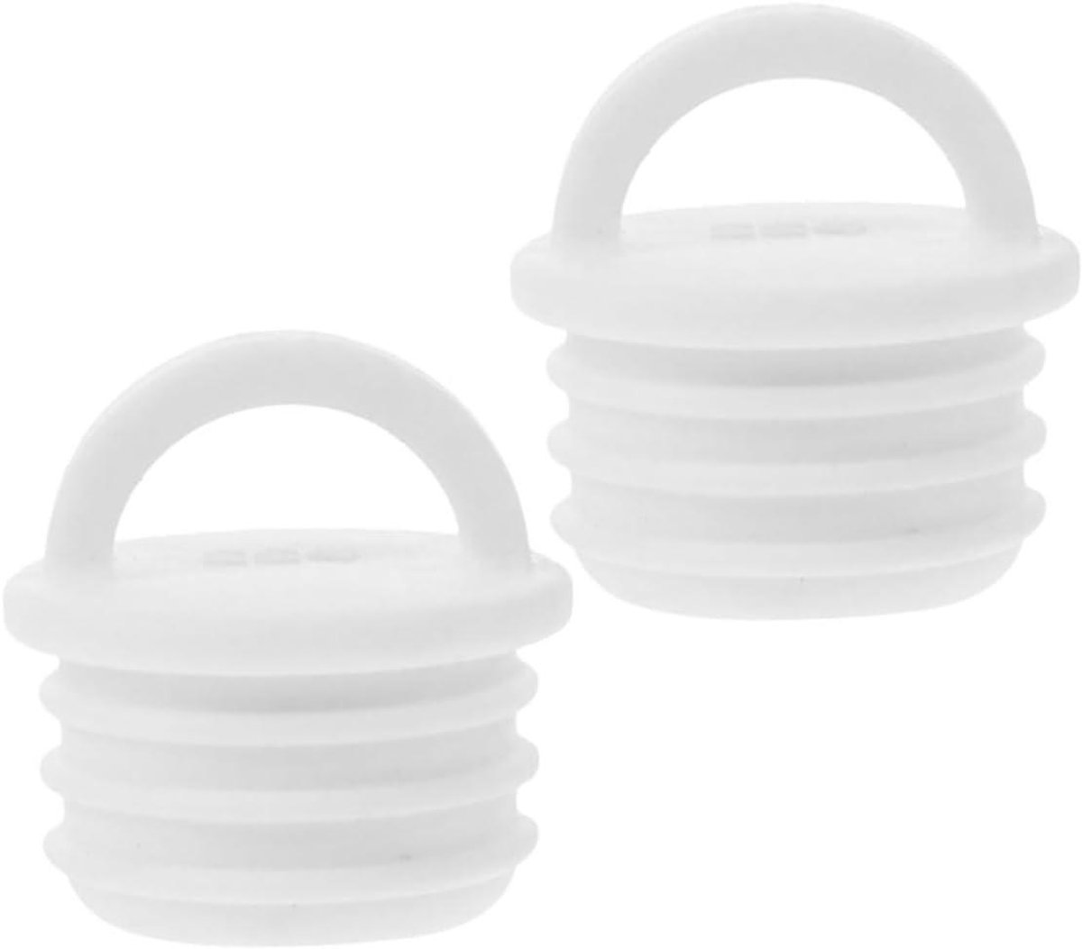 Mop Emmer Stop - Afvoerstop Rubber - Lekvrij Houden - Rubberen Afdichting - 2.5 cm - Wit