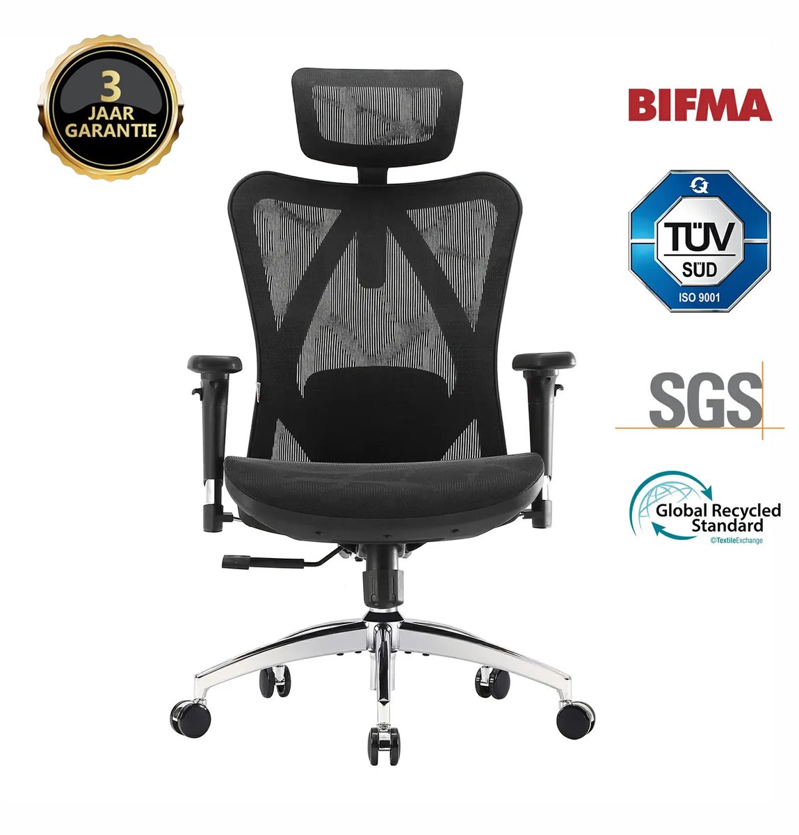 SIHOO M57 Ergonomische Bureaustoel met - SIHOO - €179,00