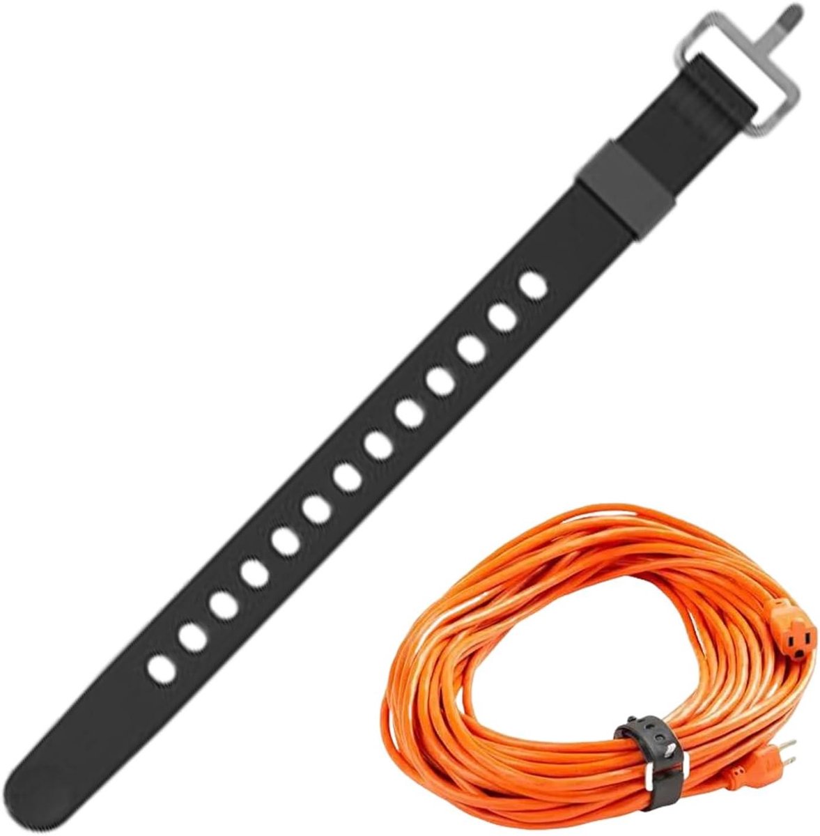 Nylon Spanband - Kofferbevestiging Transportband - Lading Zekeren - Zelfspannend Ontwerp - 30-70 cm - Zwart