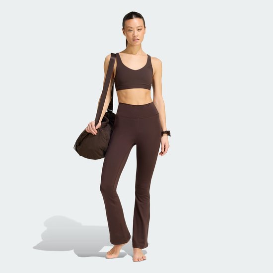 Adidas Performance All Me Essentials Flare Legging - Dames - Bruin van Adidas — afbeelding 2