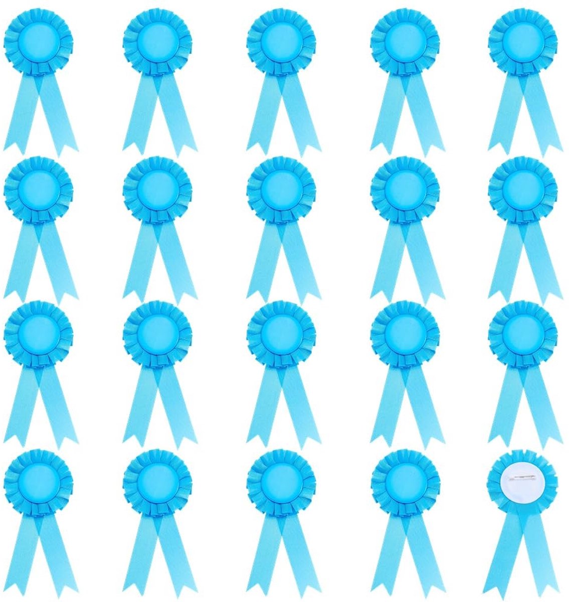 aladdien - Award Linten - Eerste plaats prijs - Voor overwinningen en erkenning - 20 stuks - Blauw linten voor prijzen - Ceremonies en evenementen -...