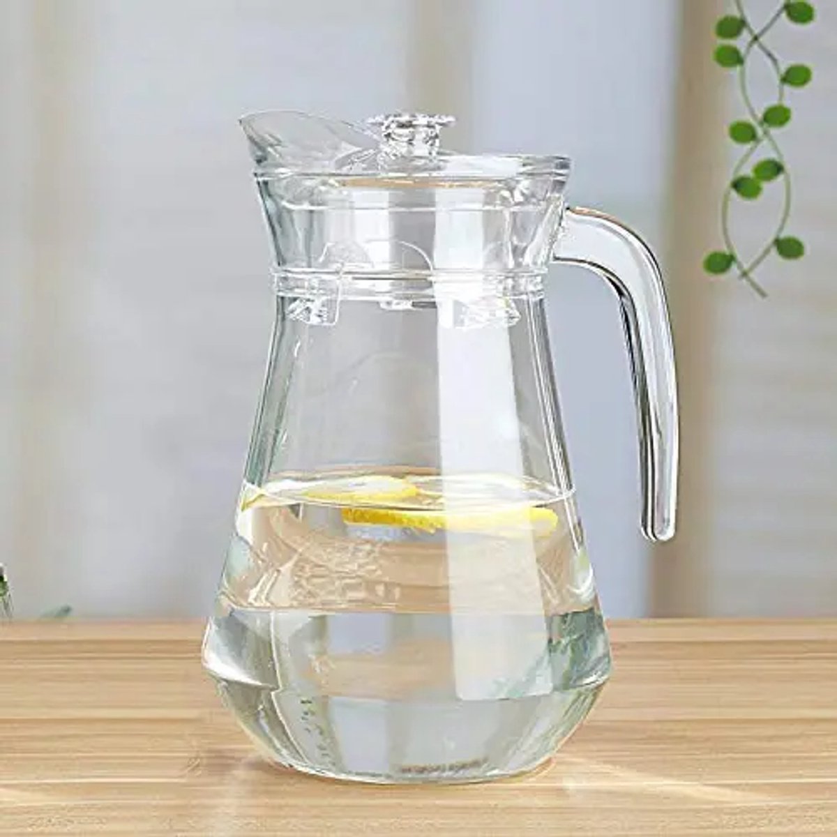 Deli - waterkaraf - E006H1/L1 - 1,8 liter - helder glas - geschikt voor koude dranken