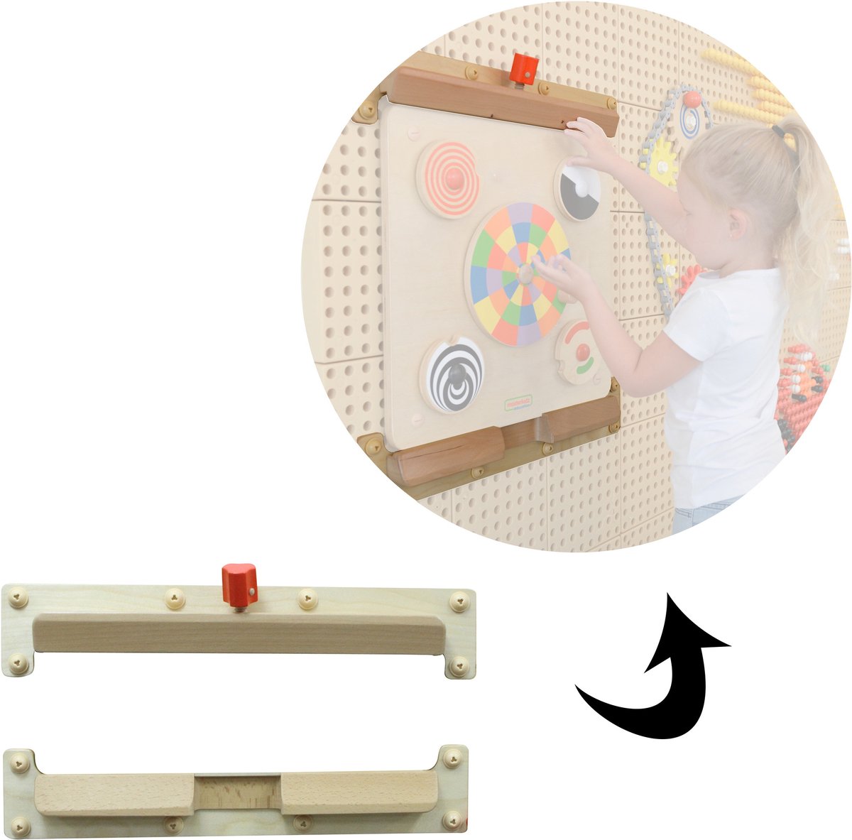 Masterkidz Stem - Flex montagesysteem voor onderwijsborden - UNI