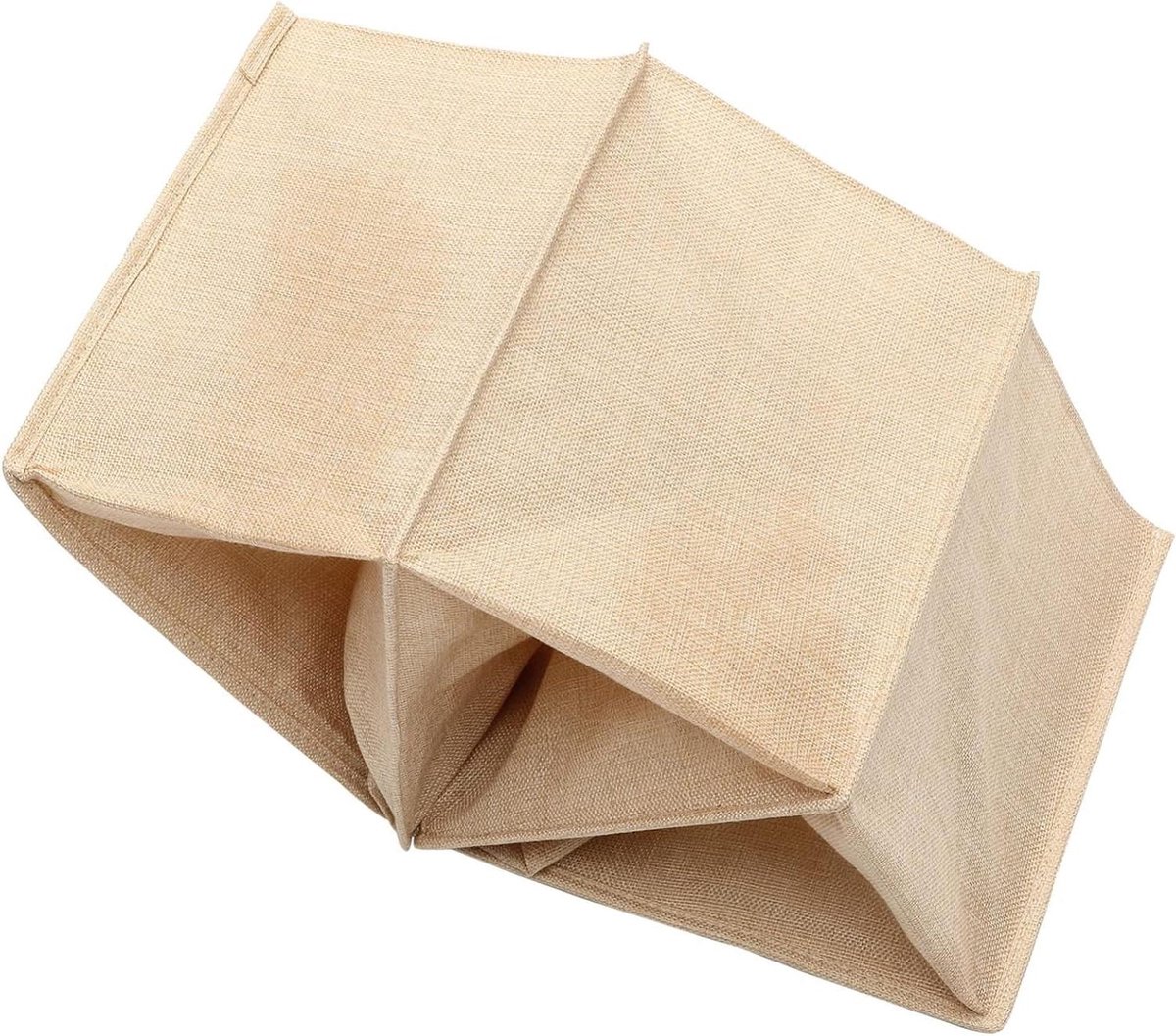 Garderobe Organizer - Kast Organizer - Kleding Opbergen - 3 Compartimenten - 70x29x29cm - Beige