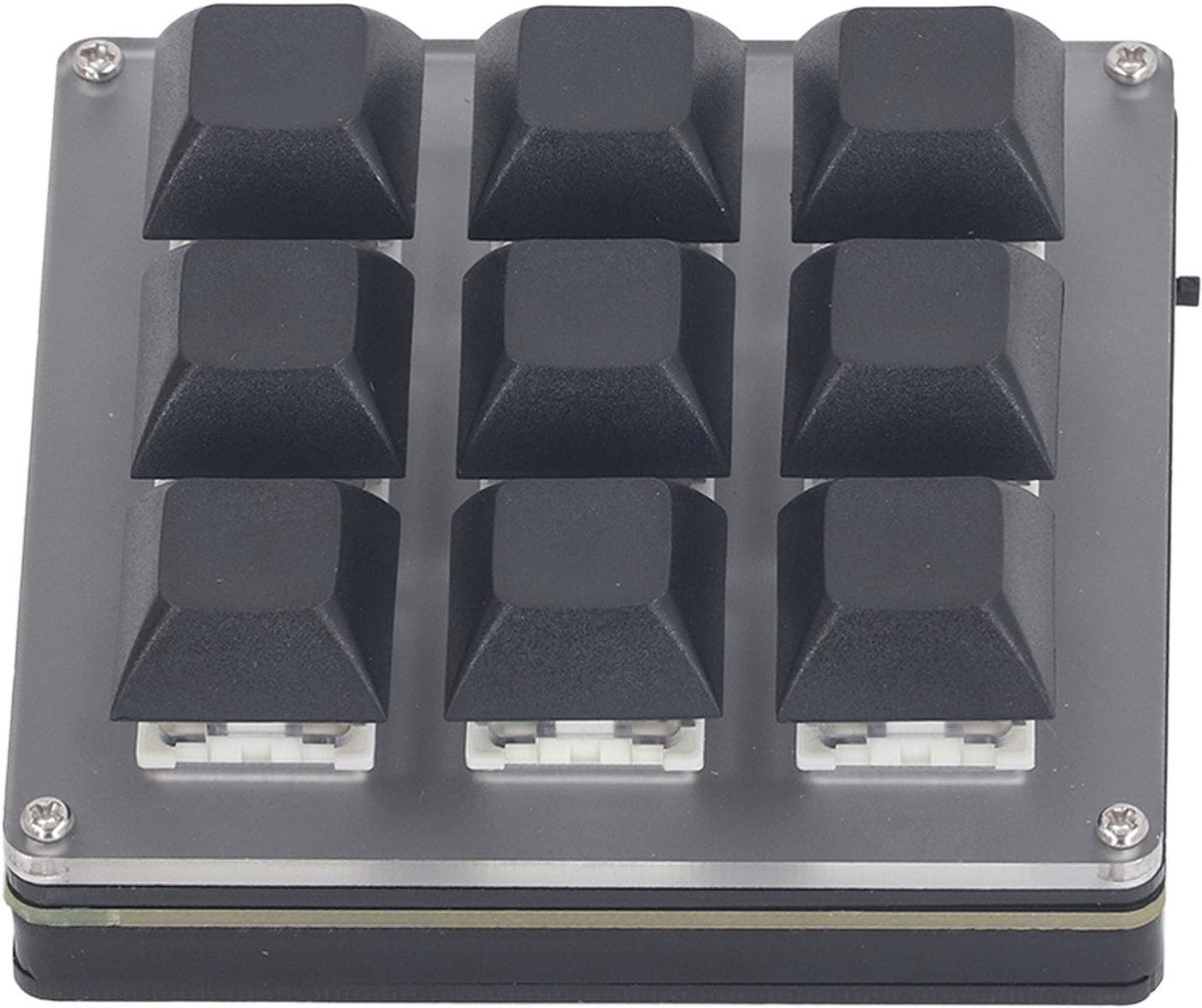 aladdien - Mechanisch Gamingtoetsenbord - Gaming Toetsenbord met één Hand - Programmeerbaar en Hot-swappable - LED-achtergrondverlichting - USB en B...