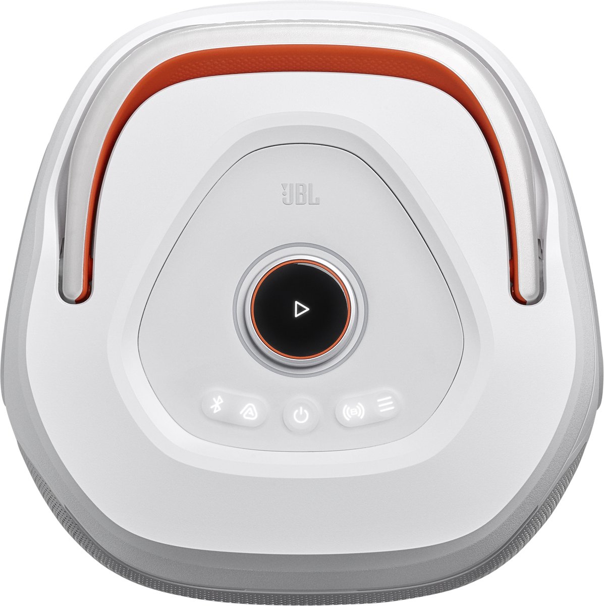 JBL PartyBox 130 - NIEUW - Draadloze Bluetooth Party Speaker - Opvouwbare Handgreep - Spatwaterdicht - LED verlichting - 15 uur - Wit thumbnail 3
