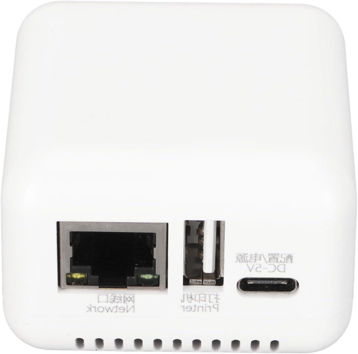 Netwerk Printserver - Printer Delen Server - Thuis Kantoor Printen - Plug and Play - 5V USB 2.0 - Zwart