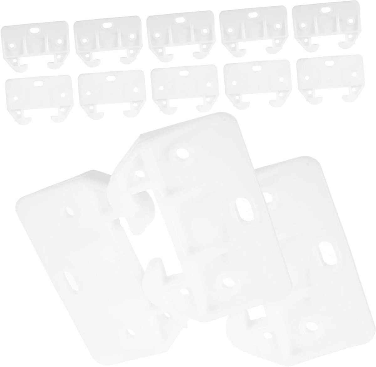 Kaststoppers - Ladegeleiders Ladestoppers - Kasten Organiseren - Krabvormig Ontwerp - 58x41x16mm - Wit