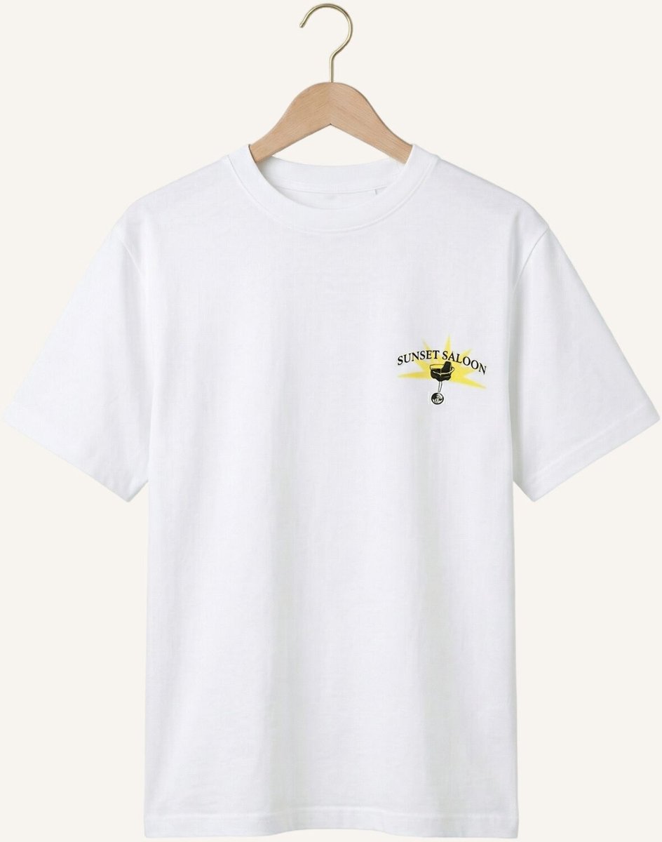 Moves Kiana Tee 4640 Tops & T-shirts Dames - Shirt - Wit - Maat XS