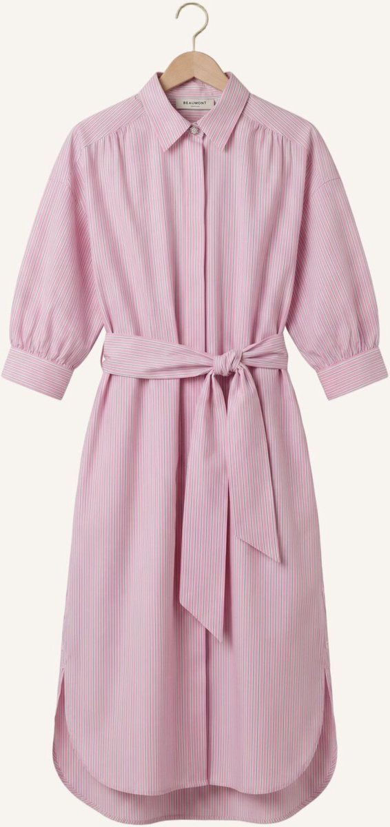 Beaumont India Dress Dames - Jurk - Roze - Maat 42