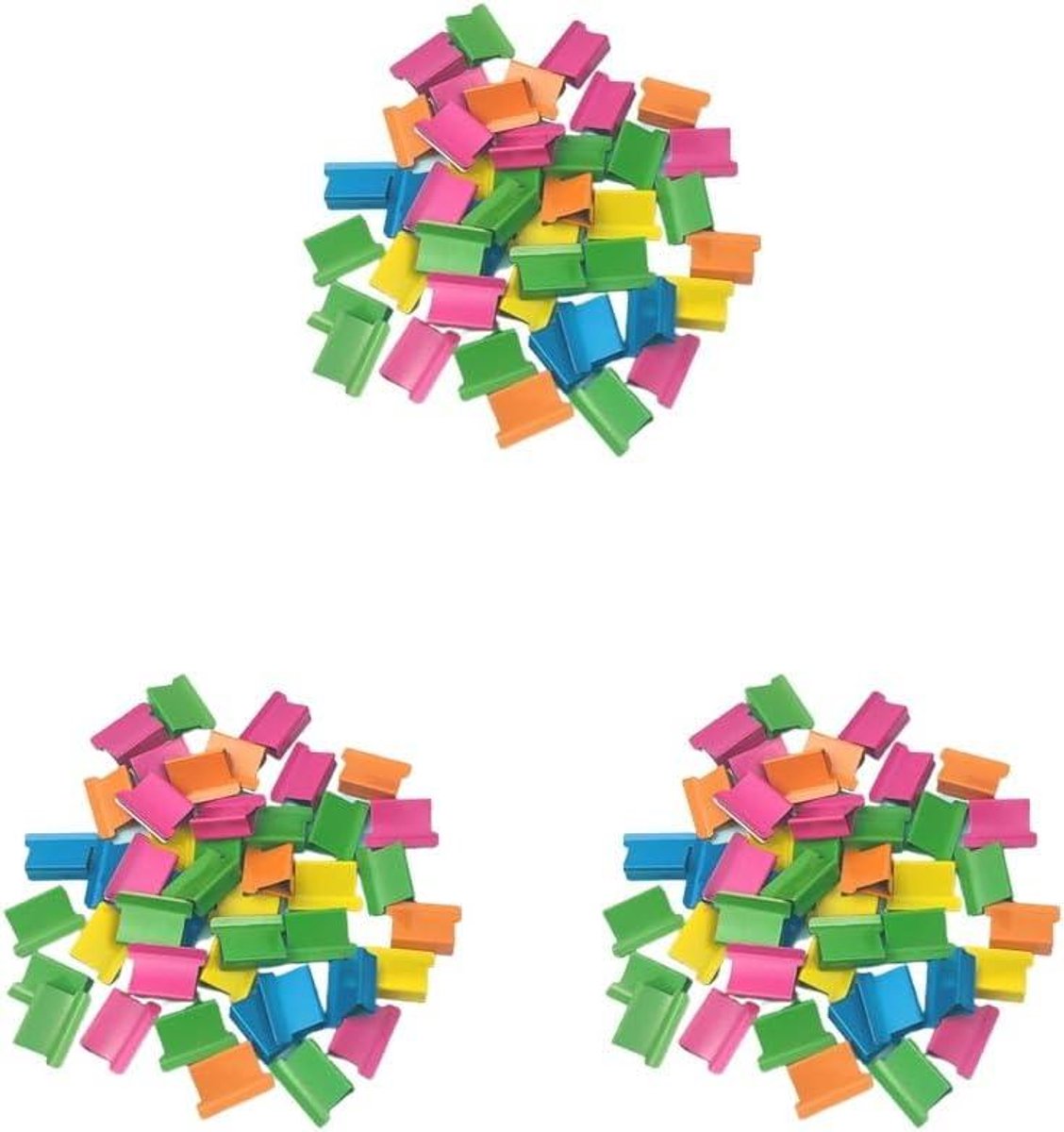 Mini Nietmachine Set - Kleine Nietmachine Kantoorclips - Papier Binden - Verliesloos Papier Binden - 115 x 25 cm - Multicolor