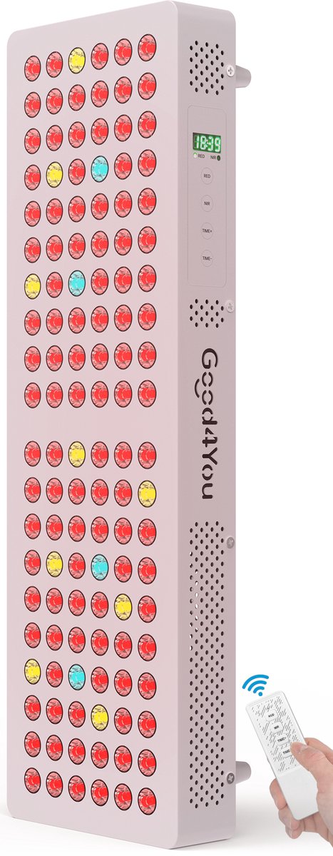Good4You Red Light Therapy - 7 Golflengten - Afstandsbediening - LED Infraroodlamp - Infraroodtherapie - Rood licht therapie - Collageen Lamp - Fibromyalgie - Lichttherapie