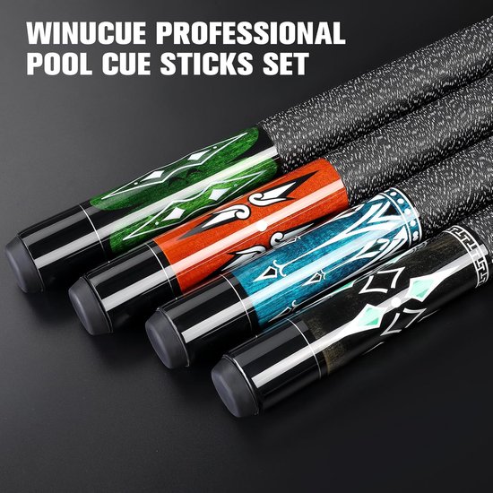 Biljartkeu - Poolstick Keu - Poolen - Canadees Esdoornhout - 147 cm - Bruin — afbeelding 2