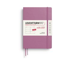 Leuchtturm1917 - Agenda - 18 maanden - 2026/2027 - Weekly Planner - Dusty Rose - Harde kaft - A5 formaat - Medium