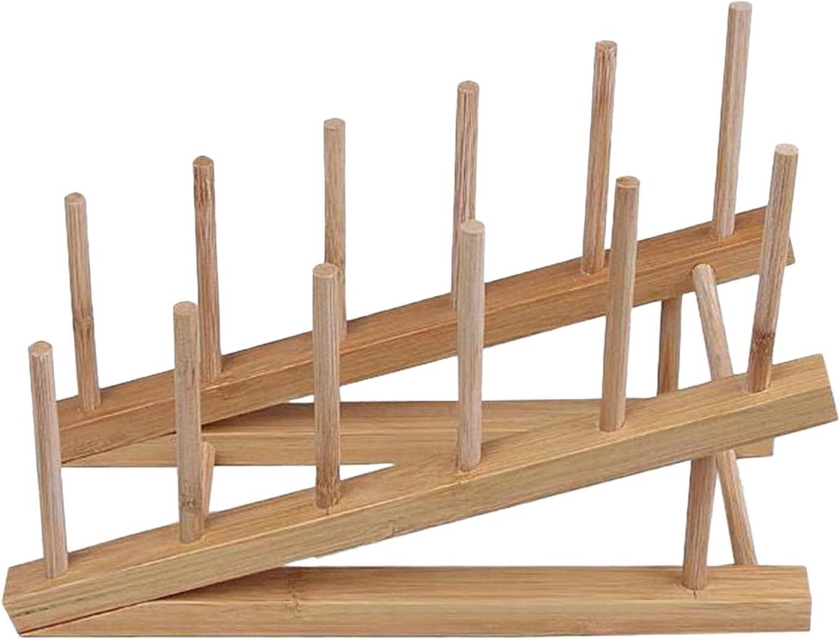 Puzzel Opberger - Puzzel Standaard - Puzzels Organiseren - Natuurlijk Hout - 30x13cm - Houtkleur
