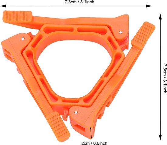 Opvouwbare Gas Tank Houder PC Stabilisator Houder voor Gas Cooker Stand Patroon Statief voor Camping Statief Buiten Plank — afbeelding 4