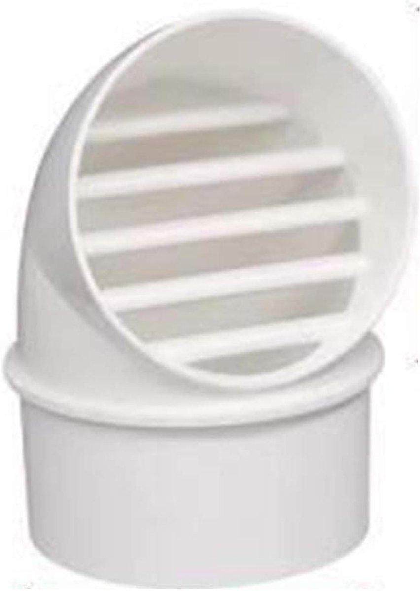 Ventilatierooster - Ontluchtingsdeksel Afdekking - Luchtstroom Regelen - Waterdicht Ontwerp - 3 x 2 x 1 cm - Wit