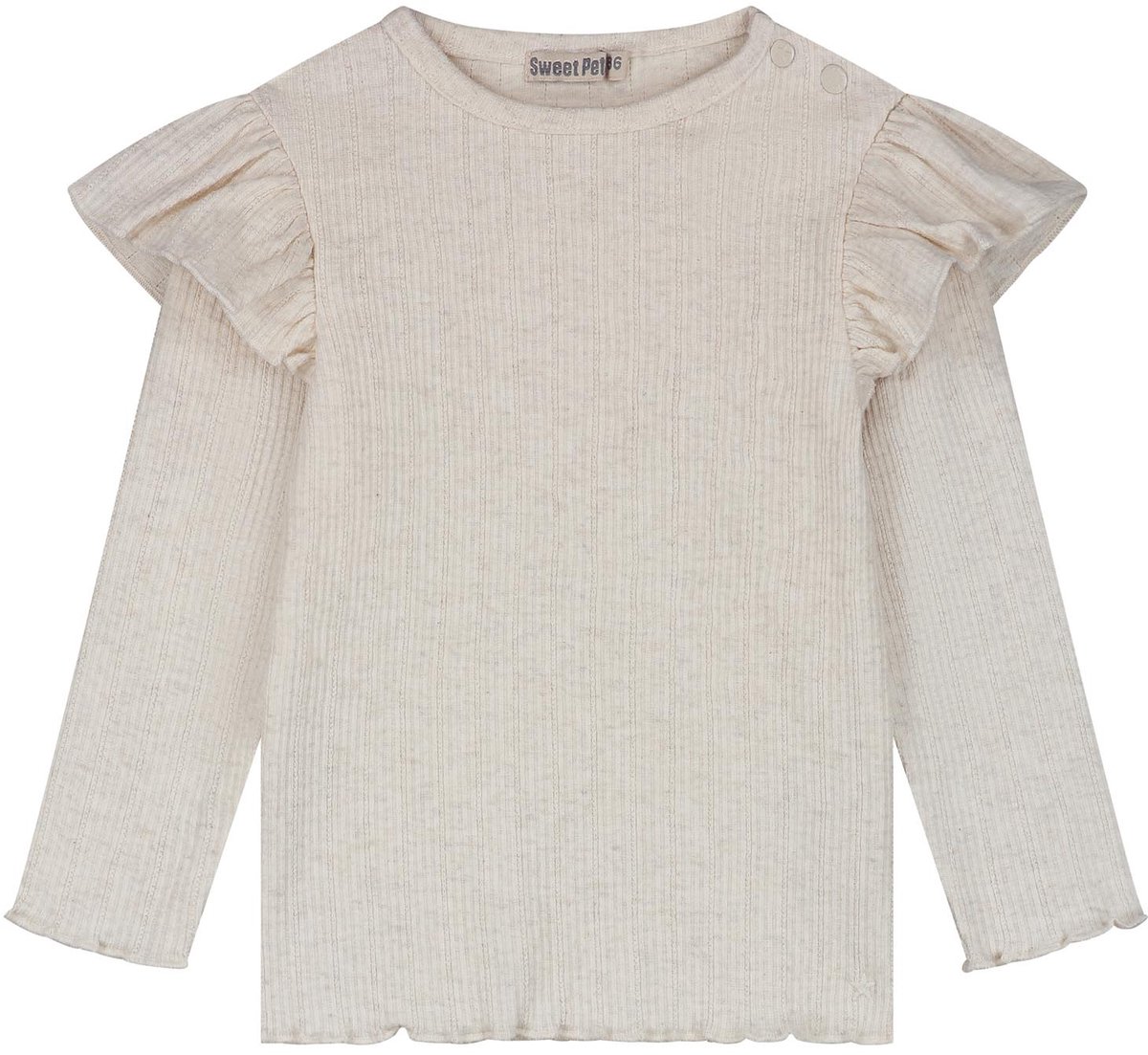 Sweet Petit peuter shirt Meave - Meisjes - Ecru - Maat 110
