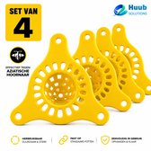 Set van 4 gele hoornaarvallen, effectief tegen Aziatische hoornaars, herbruikbaar en duurzaam.