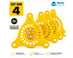 Huubsolutions Aziatische Hoornaar Val - 4 Stuks - Selectieve Hoornaarval - Geel