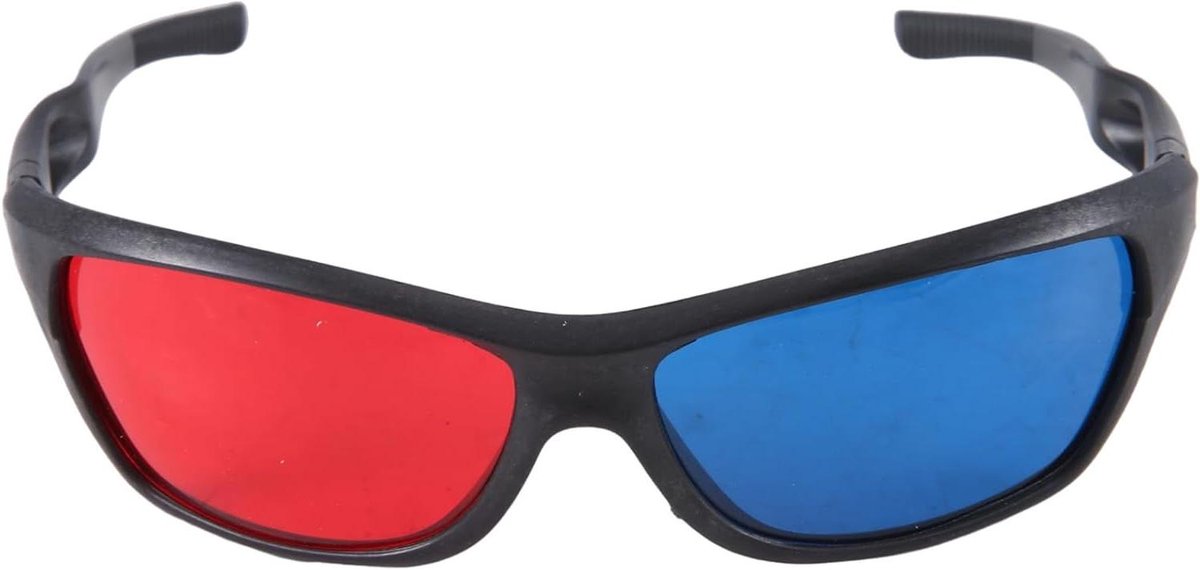 3D Bril - Anaglyph Bril - 3D Films Kijken - Eenvoudige Stijl - 17 x 5 x 4 cm