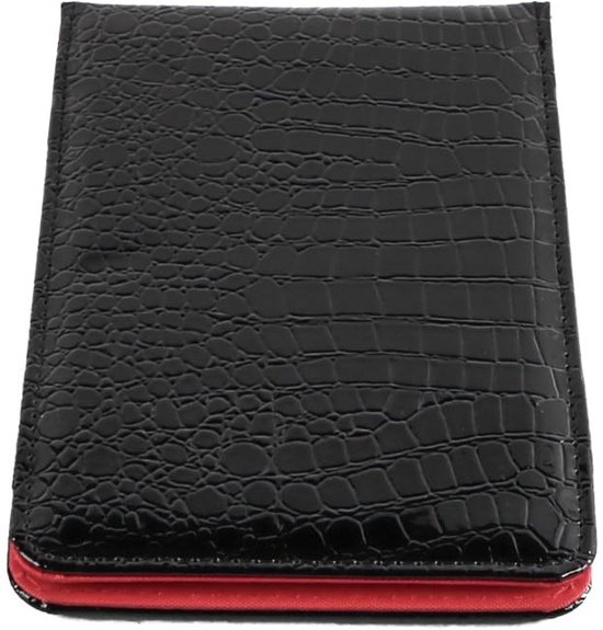 aladdien - Golf Scorekaart - Golf Scoreboek met Krokodillenpatroon - Zwart 18x11cm - Scorekaarthouder - Ideaal voor Golftoernooien en Oefeningen van Aladdien — afbeelding 5
