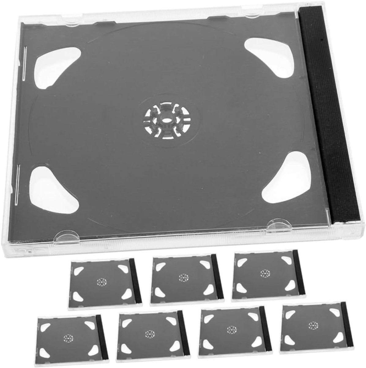 Cd-hoesjes - Dvd-doosjes Cd-opslag - Cd's Beschermen - Transparant Ontwerp - 14 cm - Transparant