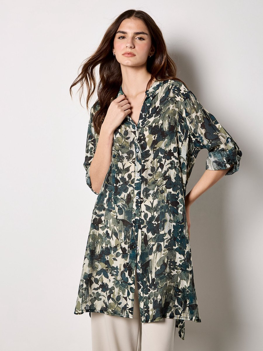Tuniek met bloemenprint