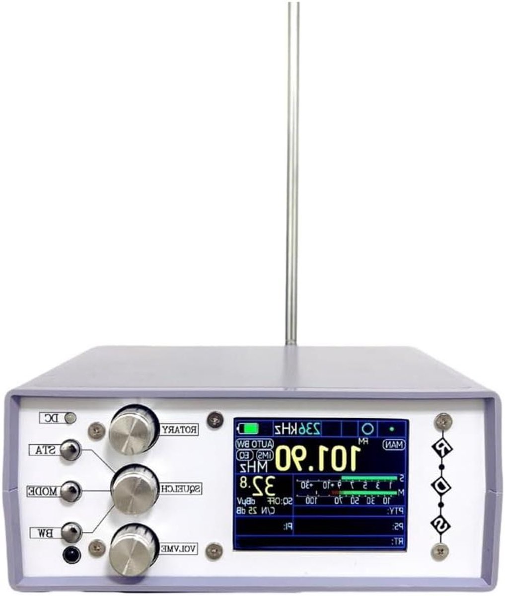 Digitale Radio - Draagbare Radio - Muziek Luisteren - Hoge Gevoeligheid - 20 x 18 x 10 cm - Afgebeeld