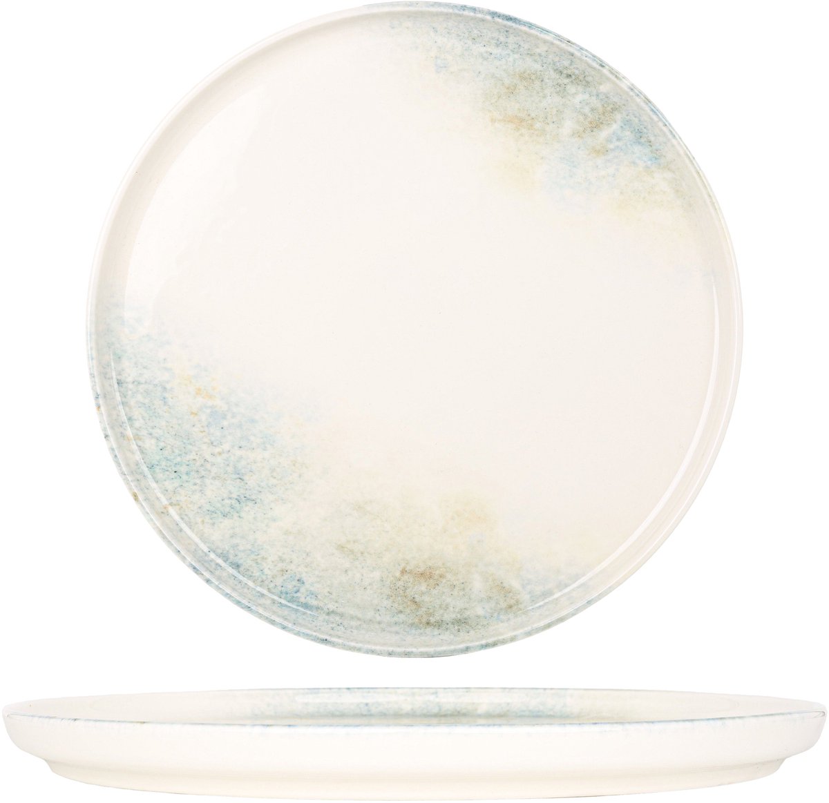 Kütahya Porselen Dinerbord - Earth - Porselein - 27 cm - set van 6