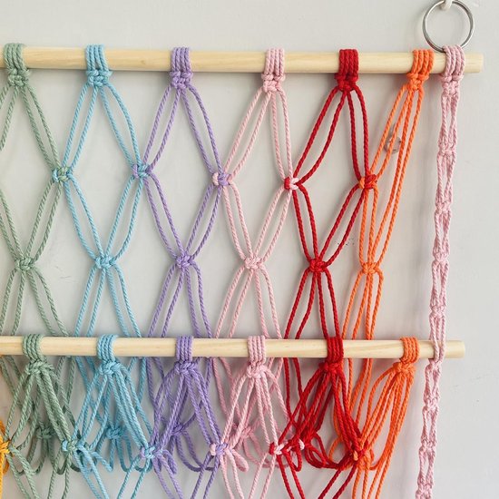 Knuffelnet Opbergnet - Speelgoedhouder Muur - Speelgoed Organiseren - 3-Laags Gelaagd Ontwerp - 90 x 50 cm - Niet gespecificeerd — afbeelding 4