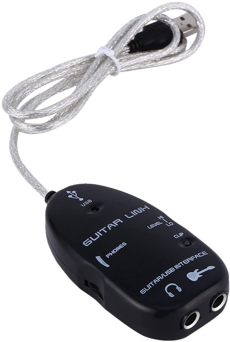 ONF3 - USB Gitaar Kabel - Professioneel - Recording Apparaat - Voor PC en Mac - Hoge Kwaliteit - Geschikt voor Musici - Betrouwbaar en Duurzaam