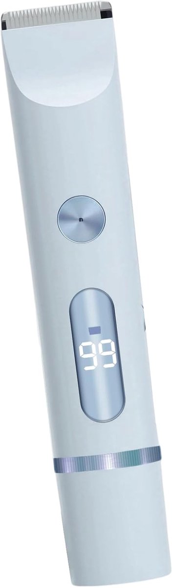 Draadloos scheerapparaat voor dames, met dubbel mesje, IPX7 waterdichtheid, maakt gebruik van ontharingstechnologie voor gevoelige zones, keramische epilator (blauw).