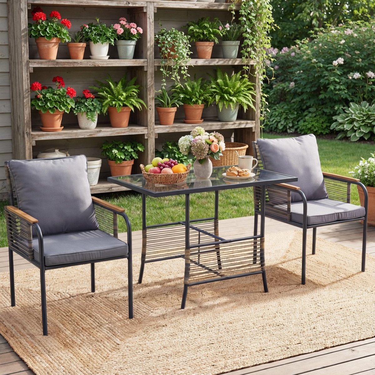Luxe Tafel – Grijs – Industrohome